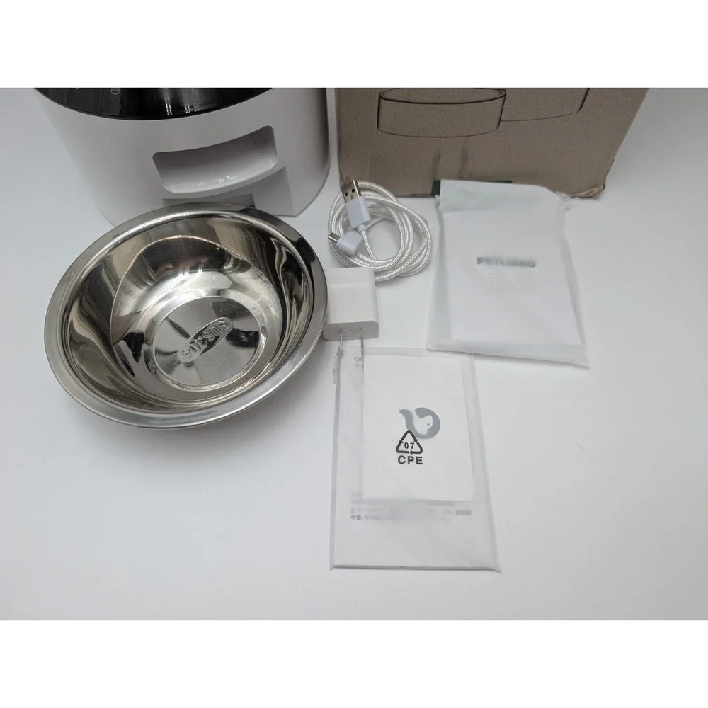 PETLIBRO Automatic Cat Feeder, 5G WiFi Automatic Dog Feeder PLAF103 White
